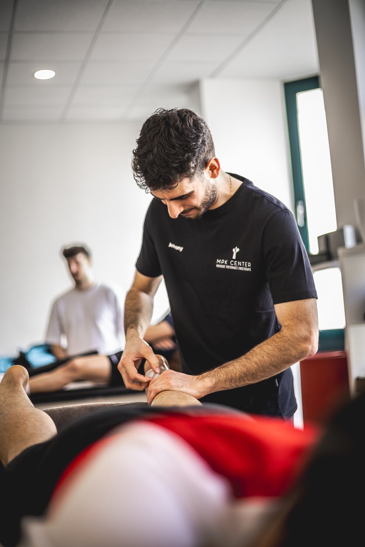 Thérapie manuelle réalisée au MPK Center
